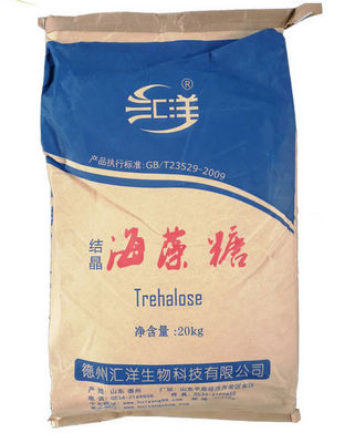 शुद्ध प्राकृतिक ट्रेहलोस स्वीटनर खाद्य ग्रेड चीनी 25 किलो बुना बैग:
